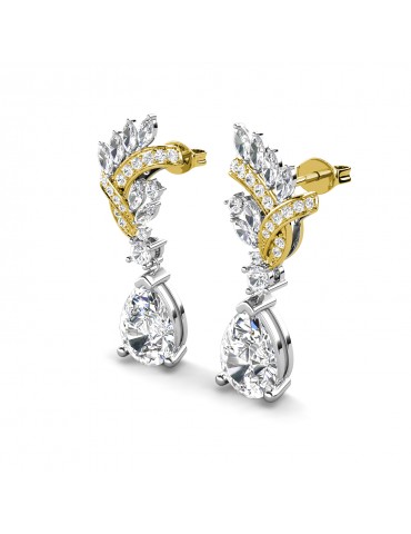 Moissanite Diamond Fleming Earrings