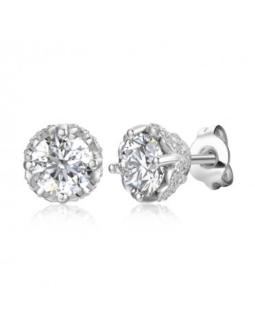 Moissanite Diamond Giverny Earrings