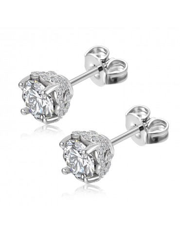 Moissanite Diamond Giverny Earrings