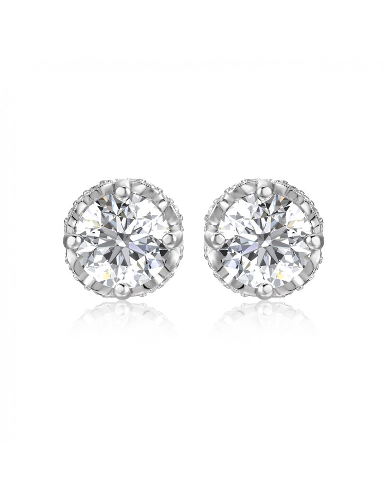 Moissanite Diamond Giverny Earrings