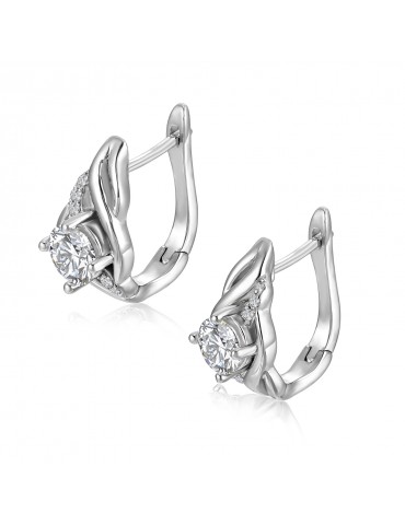 Moissanite Diamond Énora Earrings