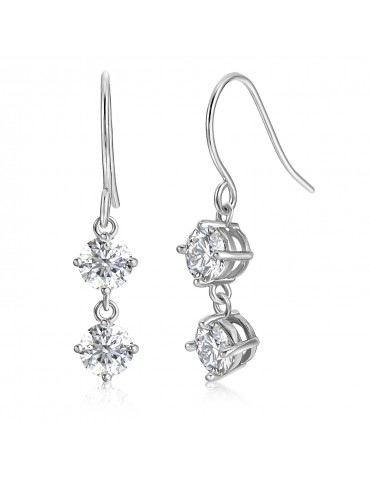 Moissanite Diamond Claral Earrings