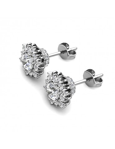 Moissanite Diamond Levron Earrings