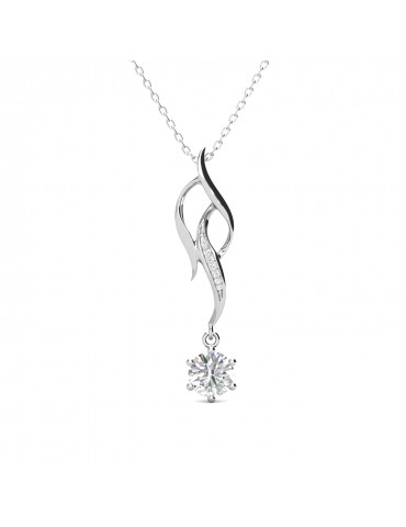 Moissanite Diamond Le Vague Pendant