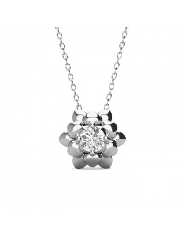 Moissanite Diamond Fioriture Pendant