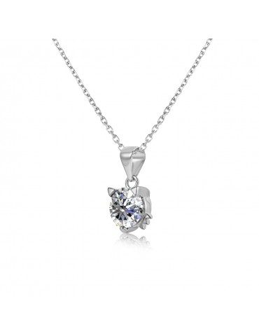 Moissanite Diamond Le Chercheur pendant