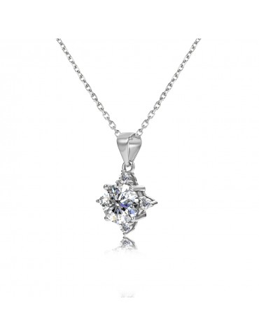 Moissanite Diamond Chimere Pendant