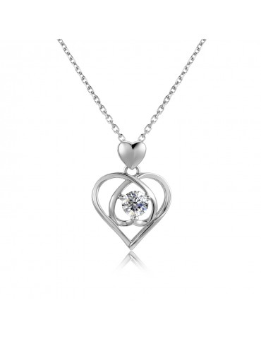 Moissanite Diamond Aimer Pendant