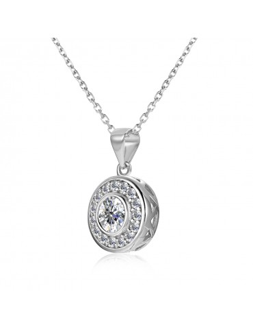 Moissanite Diamond Cercle Pendant