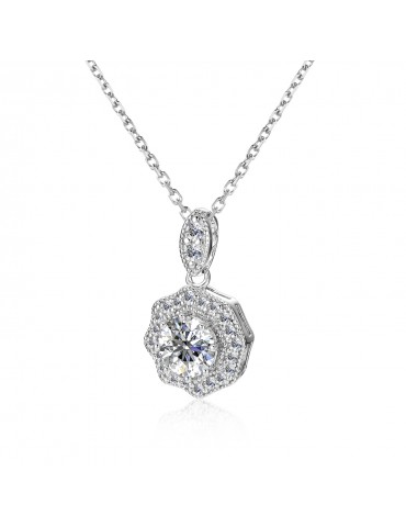 Moissanite Diamond Delano Pendant