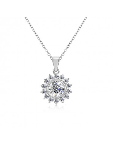 Moissanite Diamond Le pétillant Pendant 