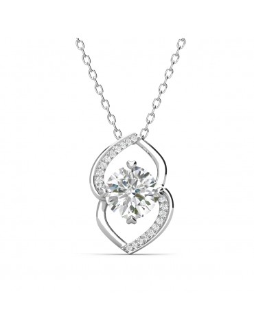 Moissanite Diamond L'infini Pendant