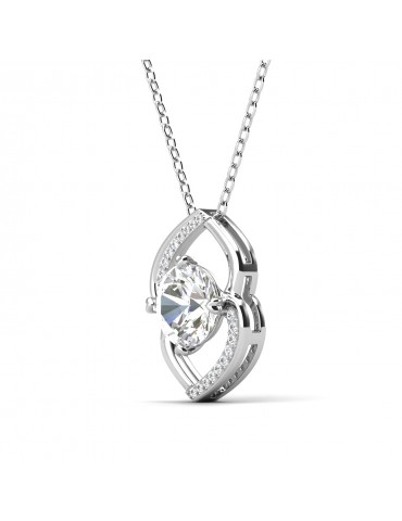 Moissanite Diamond L'infini Pendant