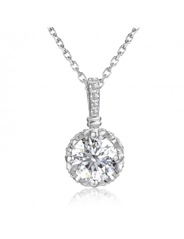 Moissanite Diamond Giverny Pendant