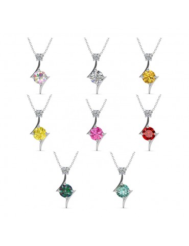 Moissanite Diamond Claudie Pendant