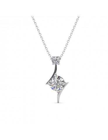 Moissanite Diamond Claudie Pendant