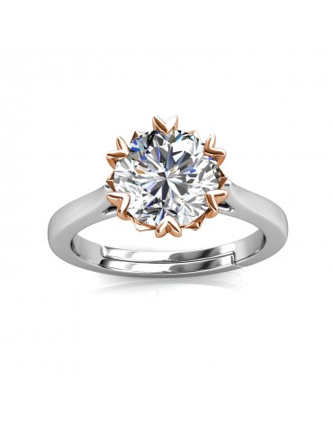 Moissanite Diamond Le Fond Ring