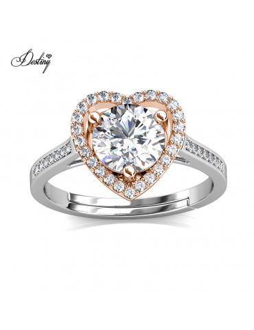 Moissanite Diamond Mon Amour Ring