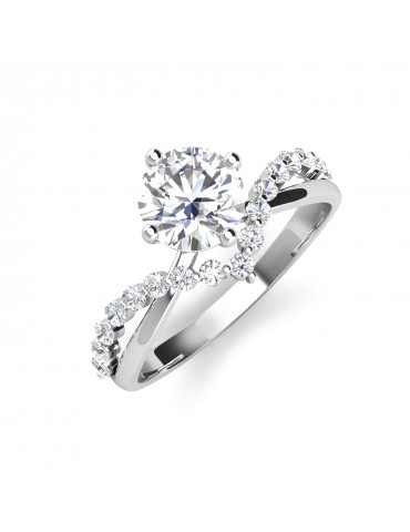 Moissanite Diamond Le Tiare Ring