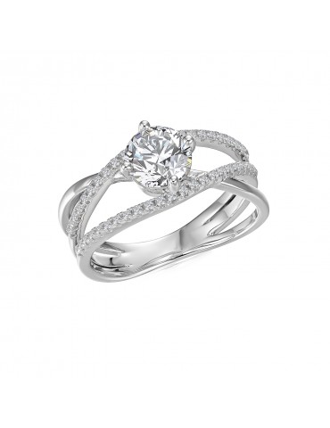 Moissanite Diamond Meline Ring