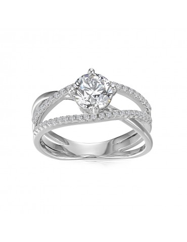 Moissanite Diamond Meline Ring