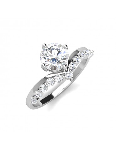 Moissanite Diamond Les Silvine Ring