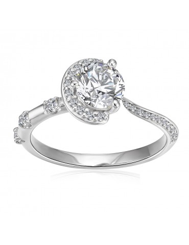 Moissanite Diamond Nouvel Ring