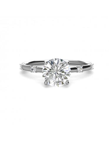 Moissanite Diamond Le Carré Ring