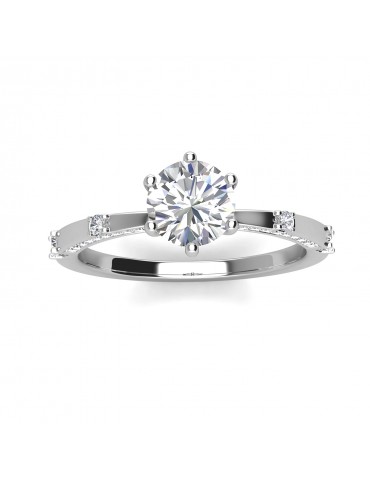 Moissanite Diamond Mon Elinor Ring