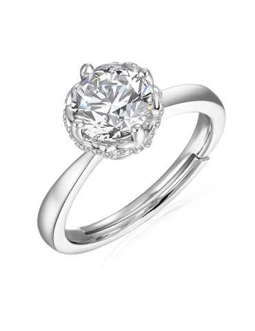 Moissanite Diamond Giverny Ring