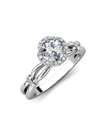 Moissanite Diamond Evaine Ring