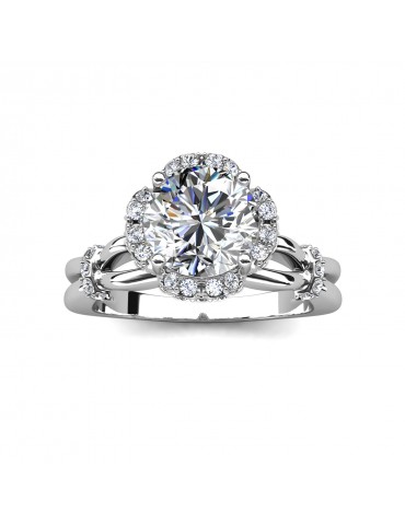 Moissanite Diamond Evaine Ring