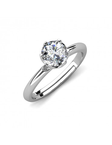 Moissanite Diamond Abrielle Ring