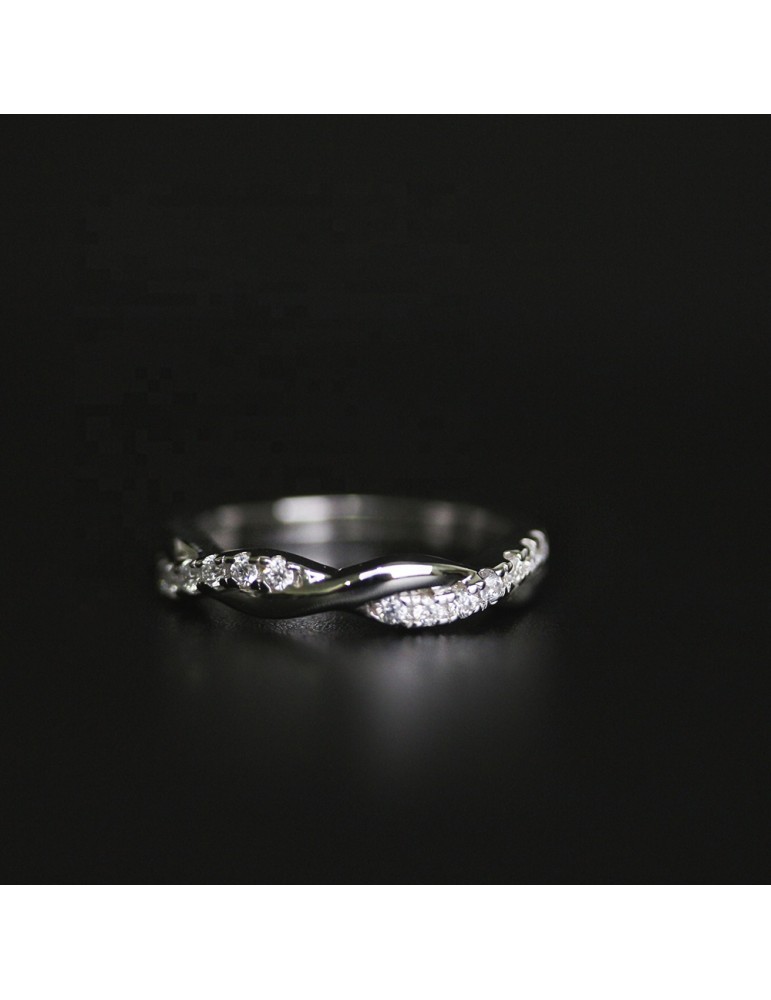 Moissanite Diamond Silvine Ring 
