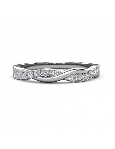 Moissanite Diamond Silvine Ring 