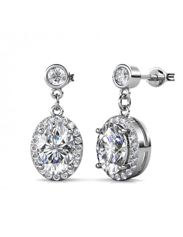 Moissanite Diamond Royauté Earrings