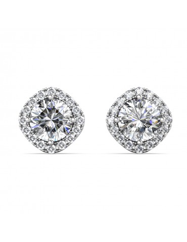 Moissanite Diamond Le Diamant Earrings