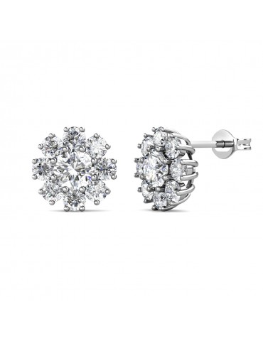 Moissanite Diamond Mon Orné Earrings