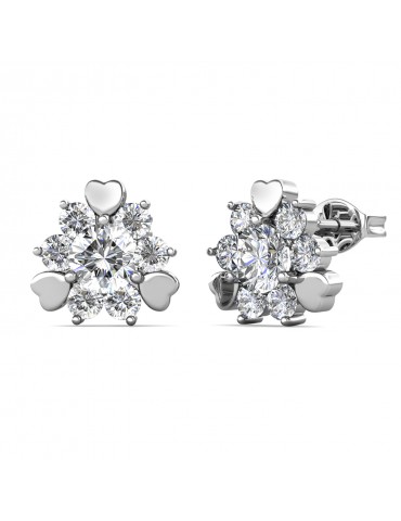 Moissanite Diamond Toujours Earrings