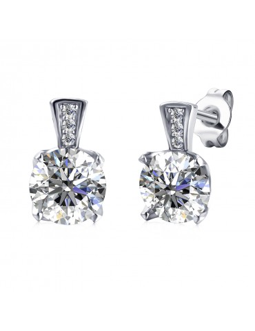 Moissanite Diamond Simplicite Earrings