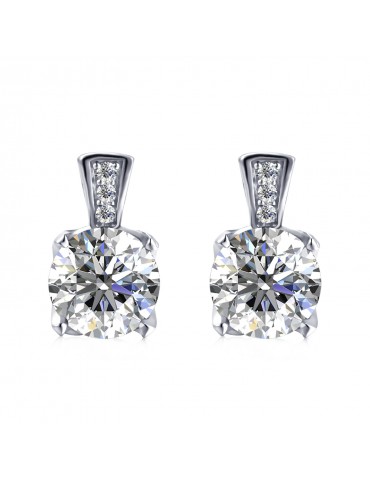 Moissanite Diamond Simplicite Earrings