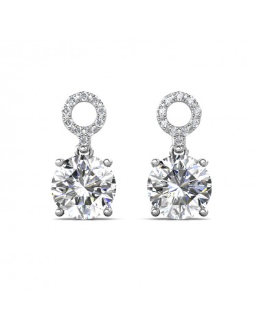 Moissanite Diamond Mon Elégant Earrings