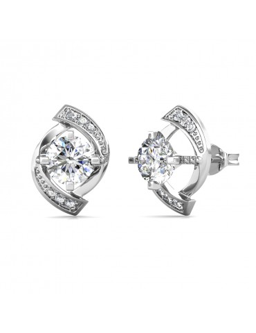 Moissanite Diamond De Luxe Earrings