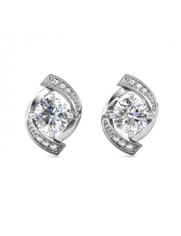 Moissanite Diamond De Luxe Earrings