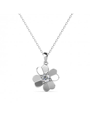 Moissanite Diamond Mon Clover Pendant