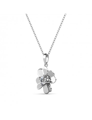 Moissanite Diamond Mon Clover Pendant