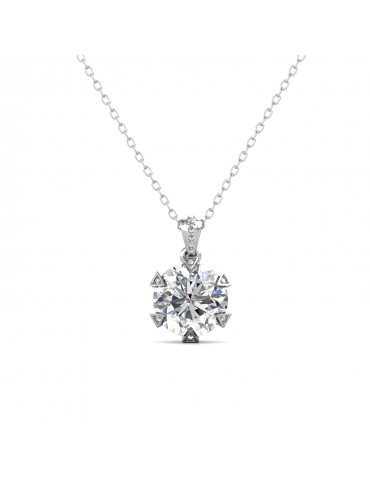 Moissanite Diamond Mon Classic Pendant