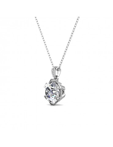 Moissanite Diamond Mon Classic Pendant