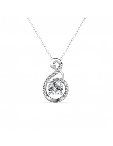 Moissanite Diamond Le Aurore Pendant