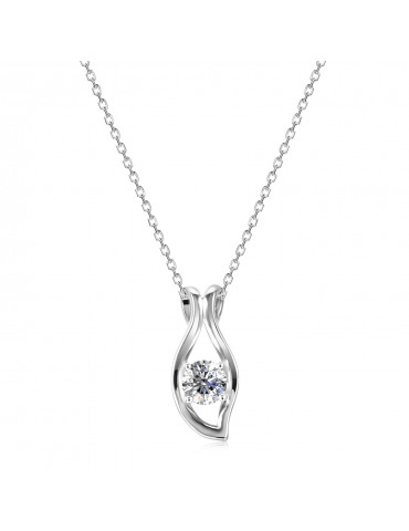 Moissanite Diamond La Larme Pendant